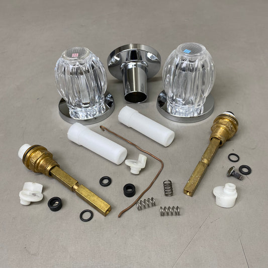 JERICH (9 PCS) Rebuild Valve Repair Kit Sterling (Distressed Package) Clear RK5036-2