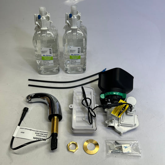 SLOAN Deck Mounted Automatic Foam Soap Dispenser & Faucet Chrome ESD1500A