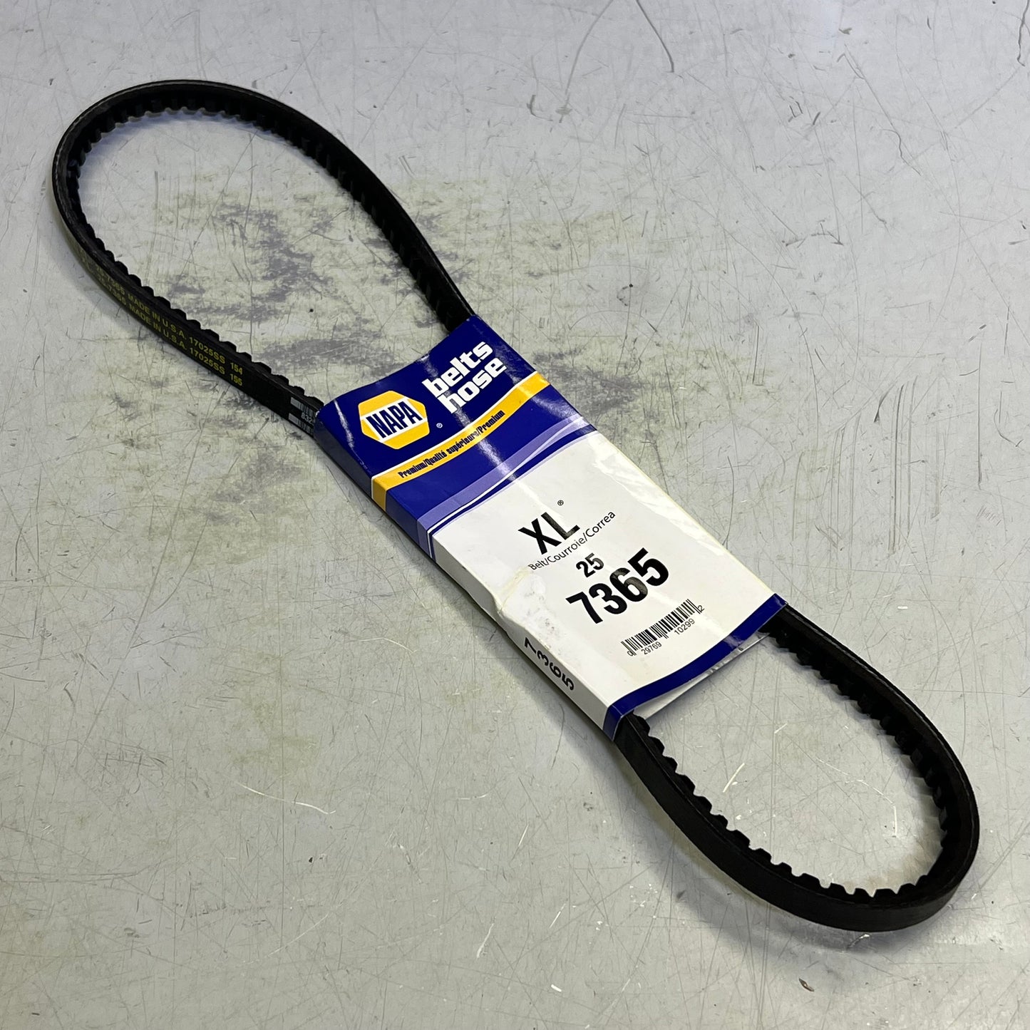 NAPA EPDM High Capacity Notched V-Belt HC41 13/32" x 37 3/8" Black 257365