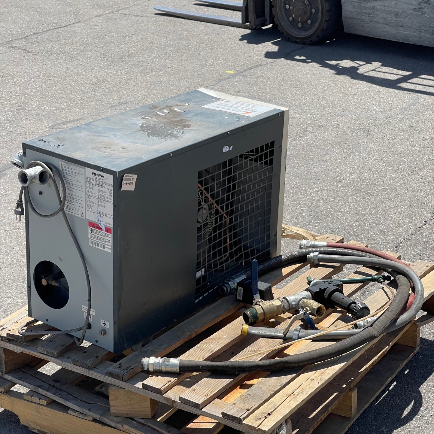 ZA@ Pallet of CHAMPION Refrigerated Air Dryer CGD100A1 (AS-IS)