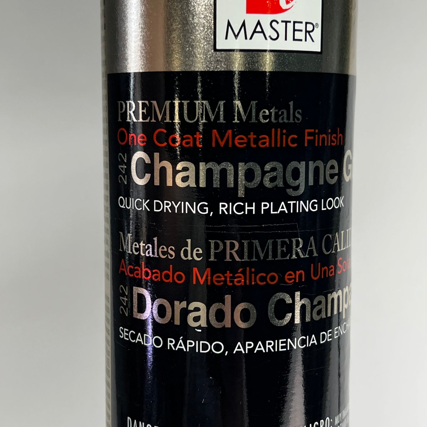 DESIGN MASTER (2 PACK) Premium Metals Metallic Finish 11oz Champagne Gold 242