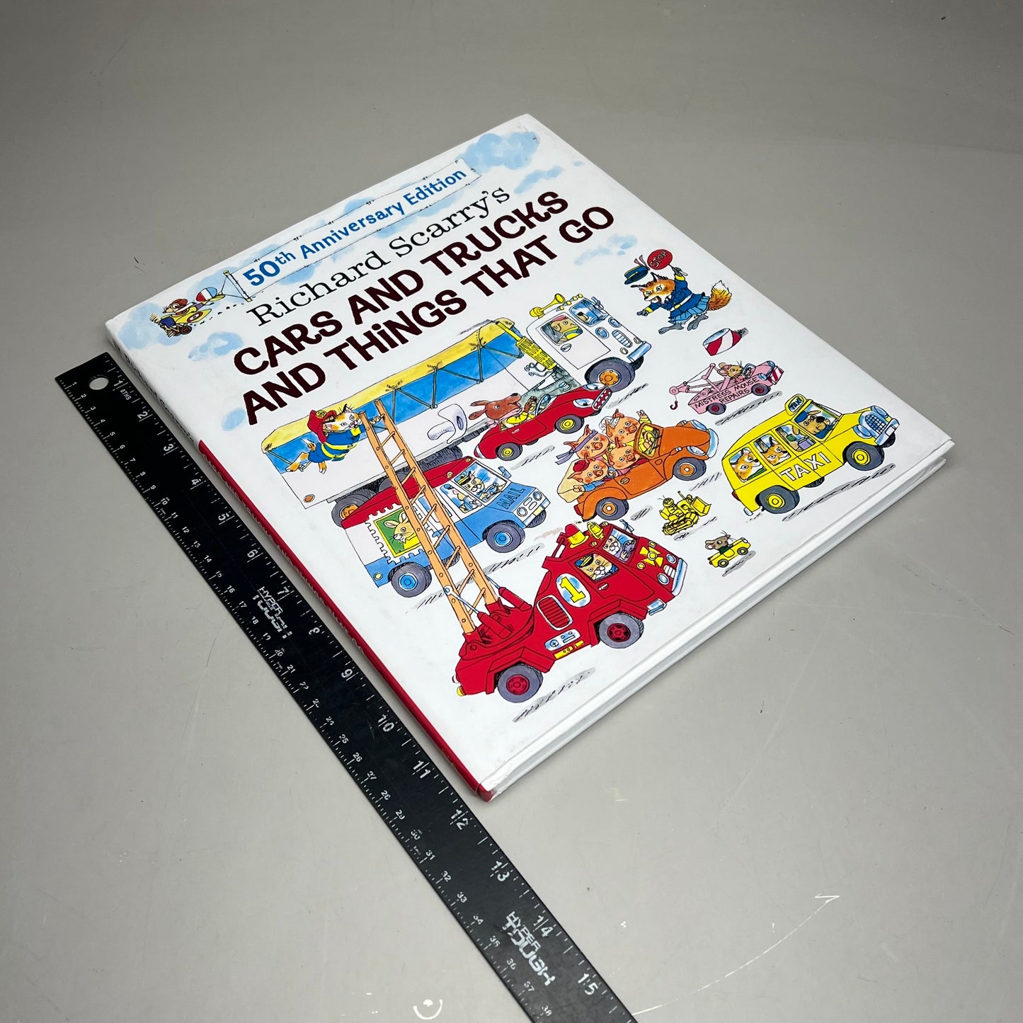 CARS & TRUCKS & THINGS THAT GO 50th Anniversary Edition Hardcover By Richard Scarry