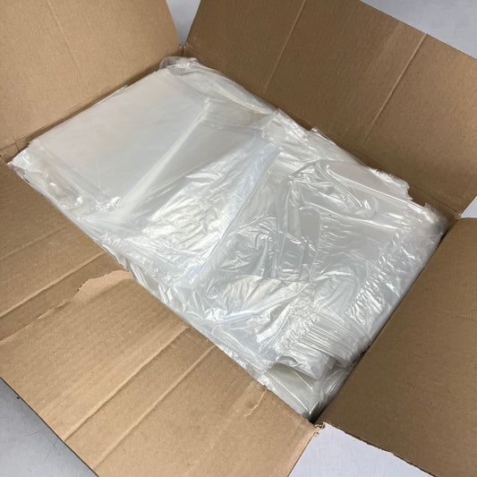 STAR (100 PACK) Poly Plastic Bags Huge!! 54"x39" Transparent 8105-00-145-0163
