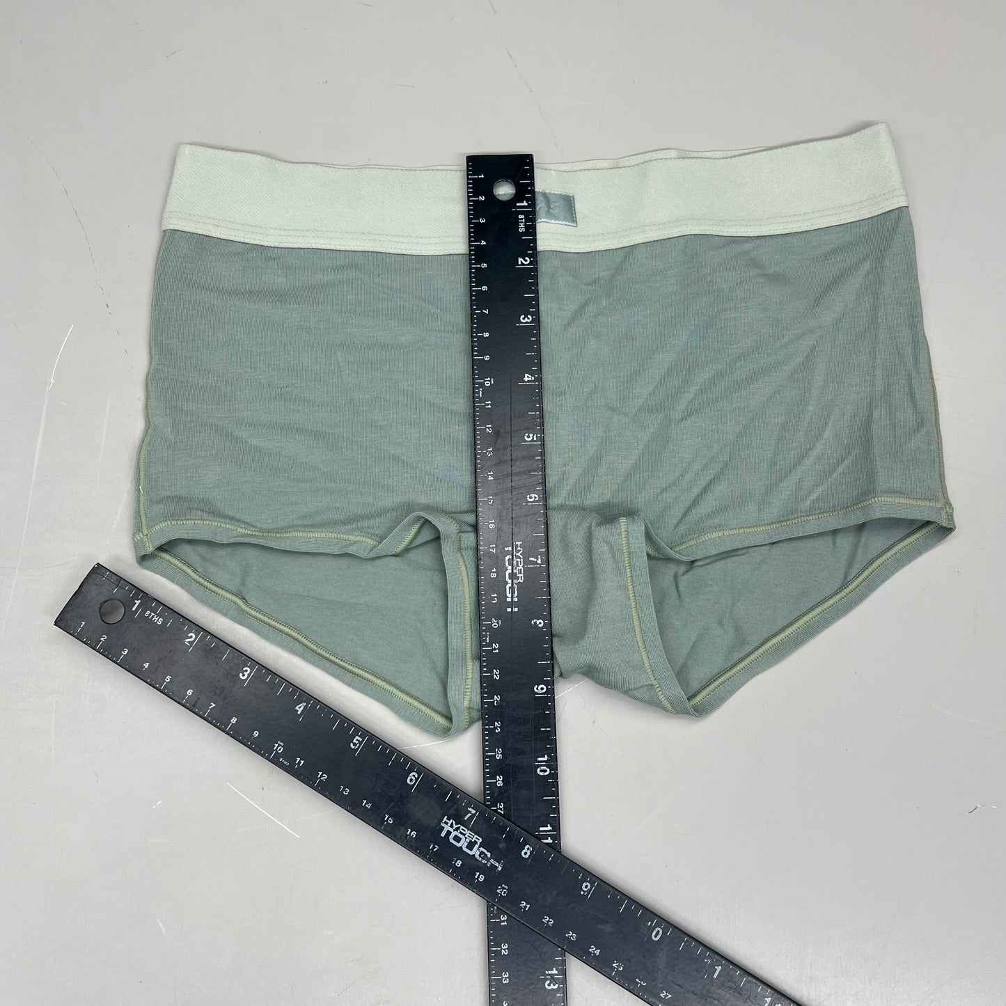 SKIMS Mid-Rise Boy Short Panty 100% Cotton Gusset Womens Sz XS Mineral PNBYS0848