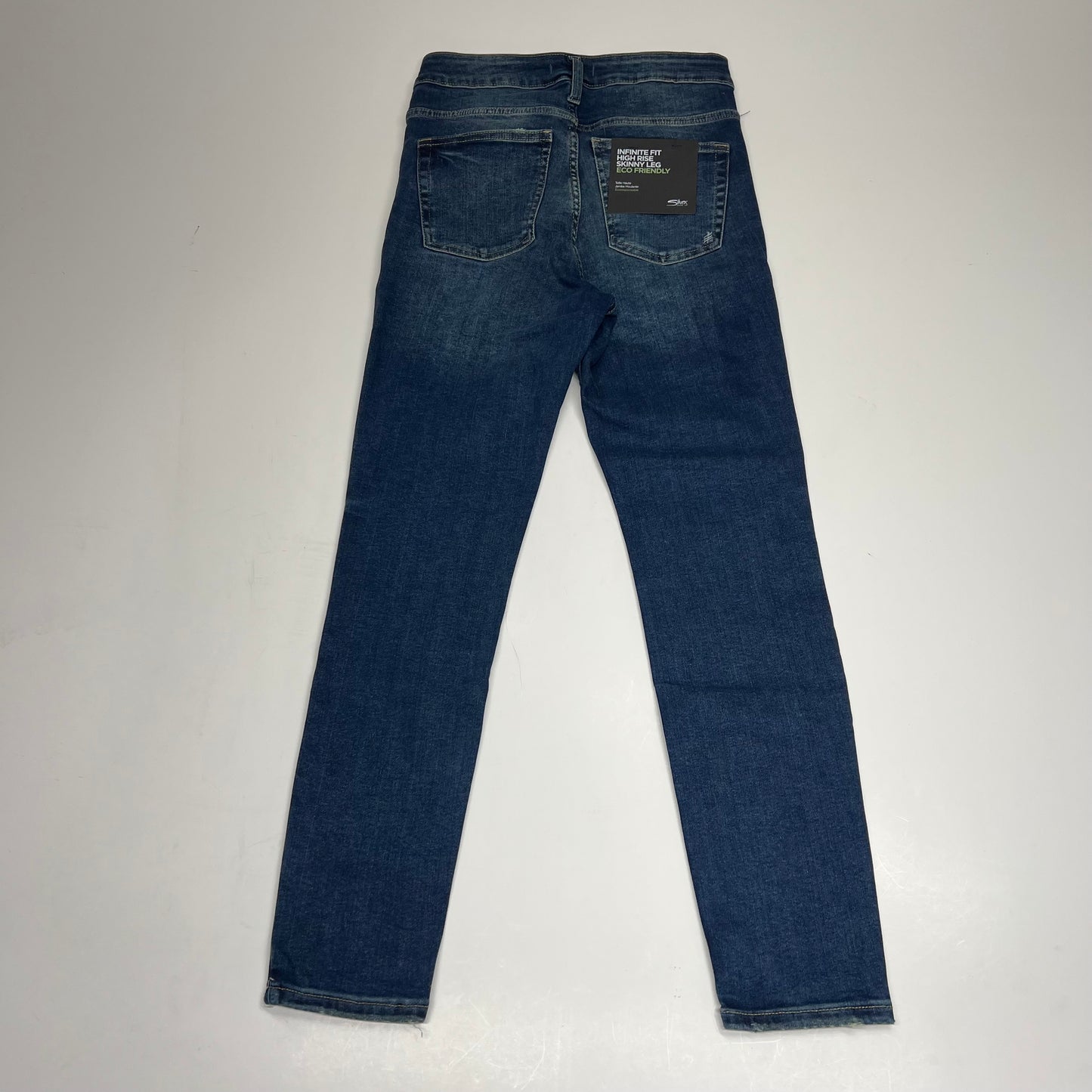 SILVER JEANS CO. Infinite Fit High Rise Skinny Leg Jean Women's Sz S/L27 Indigo