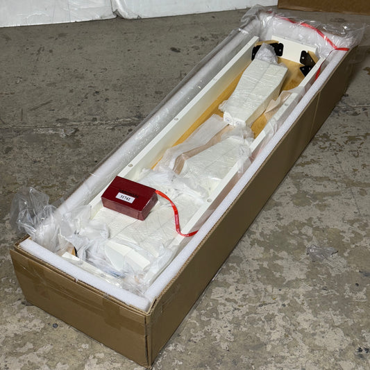 KAPLAN Farmhouse Bench (Set of 2) Sz 48" W x 12" H x 12" D Wood/White 31742