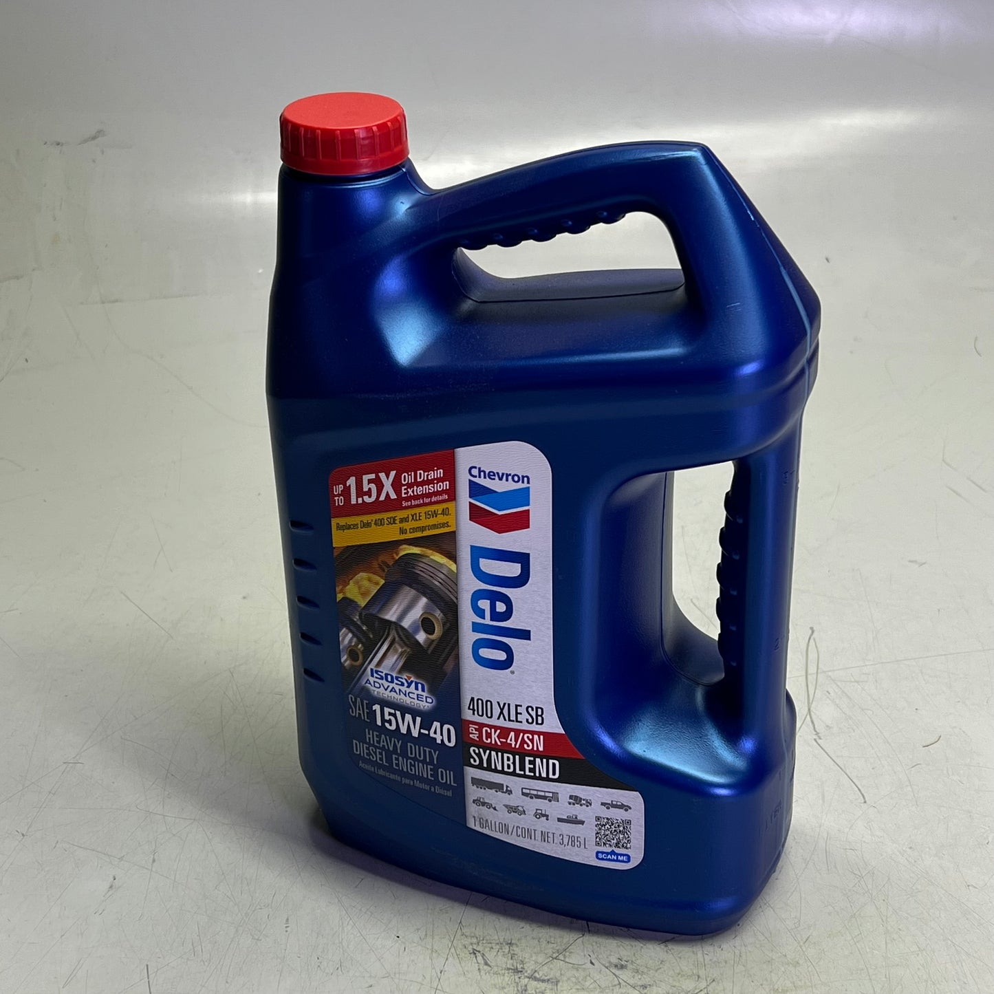 ZA@ DELCO 400 XLE SB Synthetic Blend SAE 15W-40 Heavy-Duty Diesel Motor Oil 1 Gal