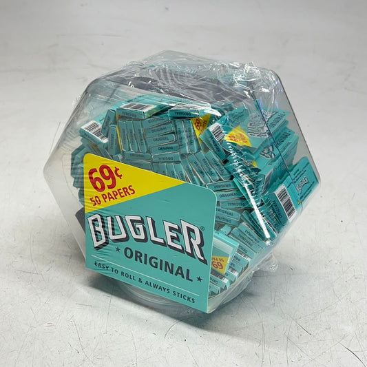 BUGLER (100 PACK, 50 EACH) Original Rolling Papers For Tabaco Unflavored White