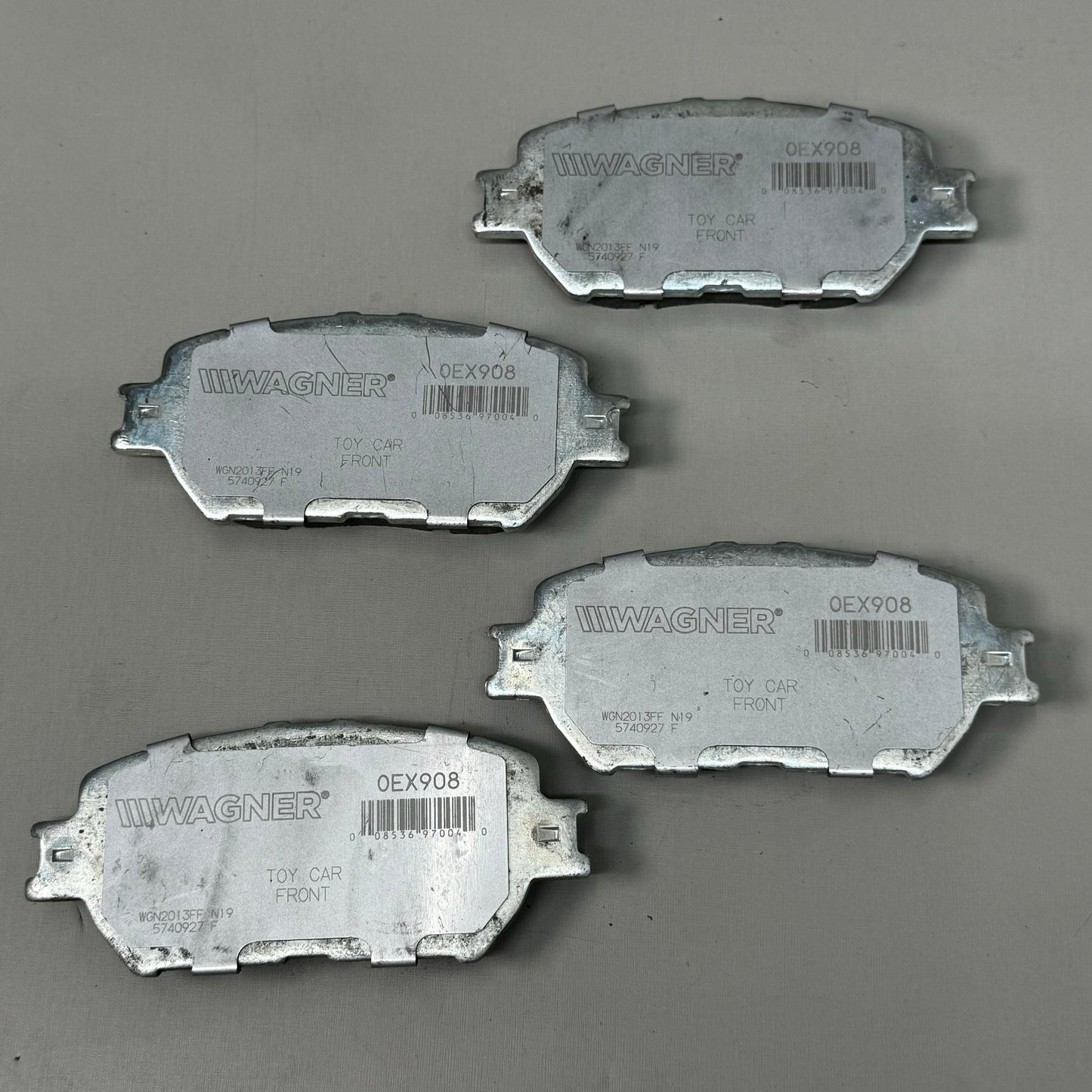 WAGNER OEx Lot of 8! Brake Pads Different Sizes See Description