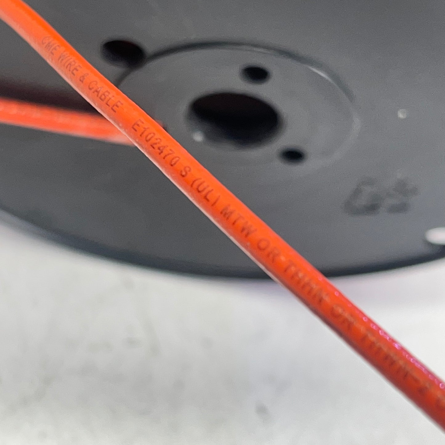 CME Stranded Insulated Tool Wire Mtv Applications  10 AWG 500' 600 V  Orange