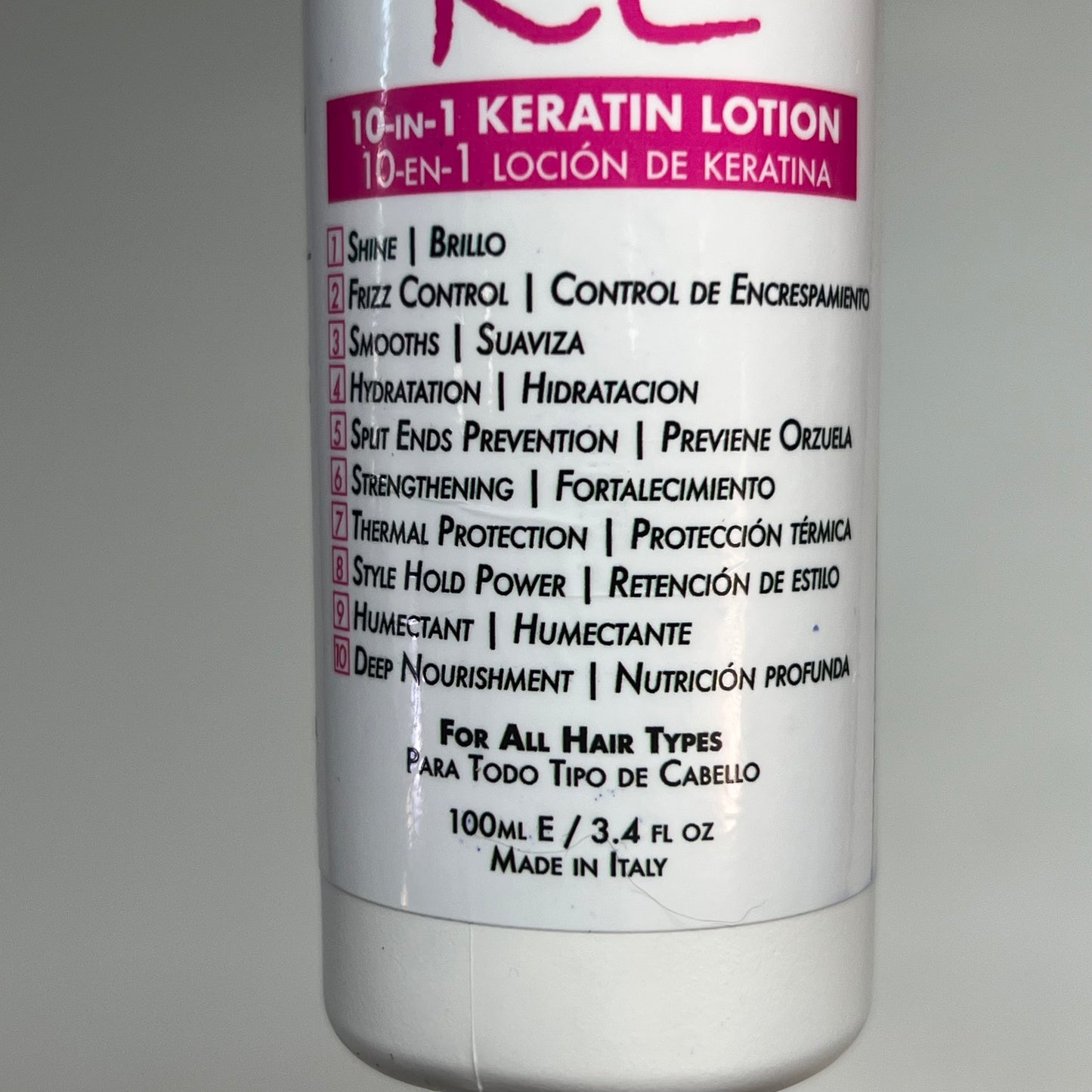 ARTISTAS A LA OBRA Keratin Leave-In Lotion For Hair Repair 100 mL 3.4 fl oz