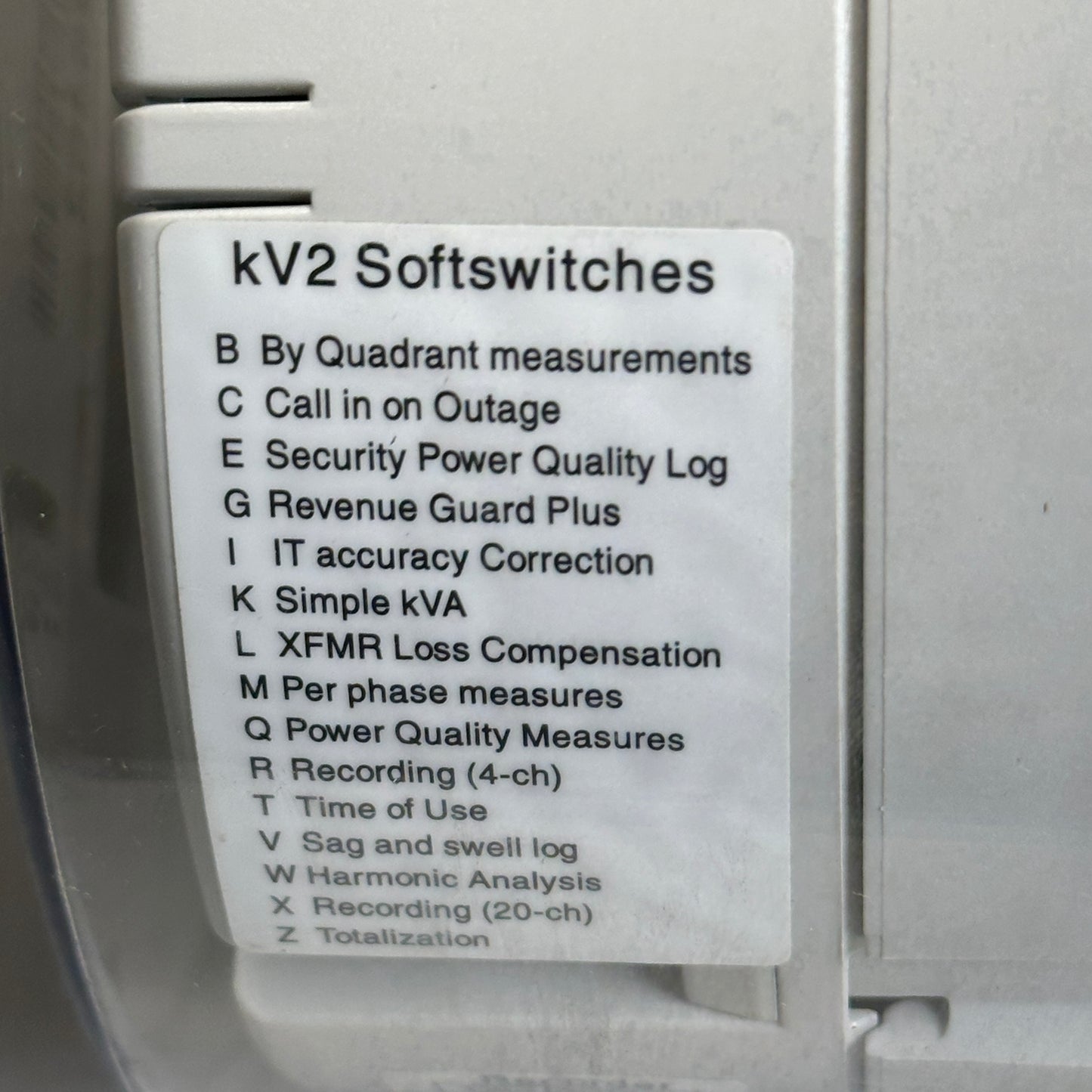 GE kV2c 6"x 6" Multifunction Electric Meter