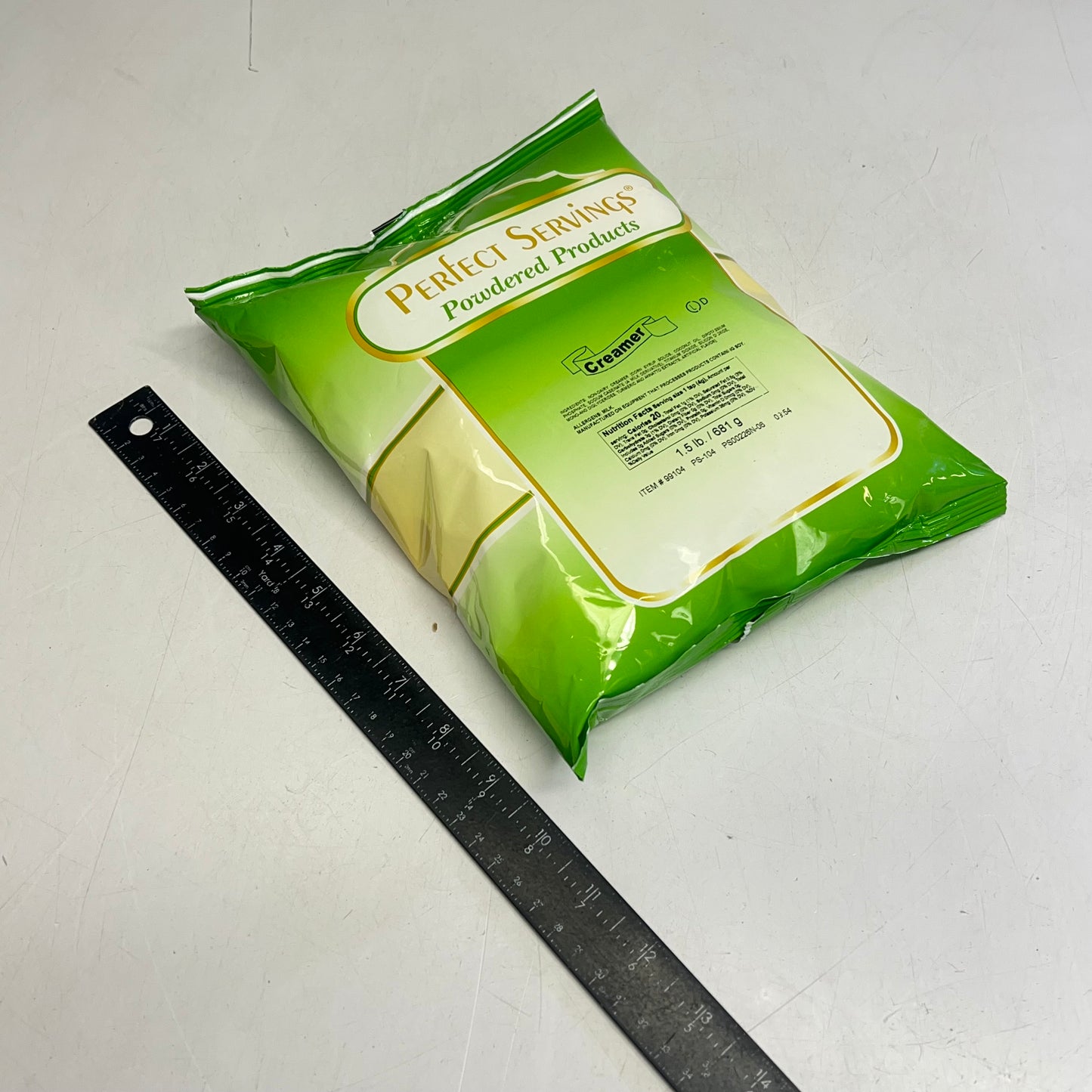 PERFECT SERVINGS (6 PACK, 1.5 Lb EACH) Powdered Products Creamer White 99104