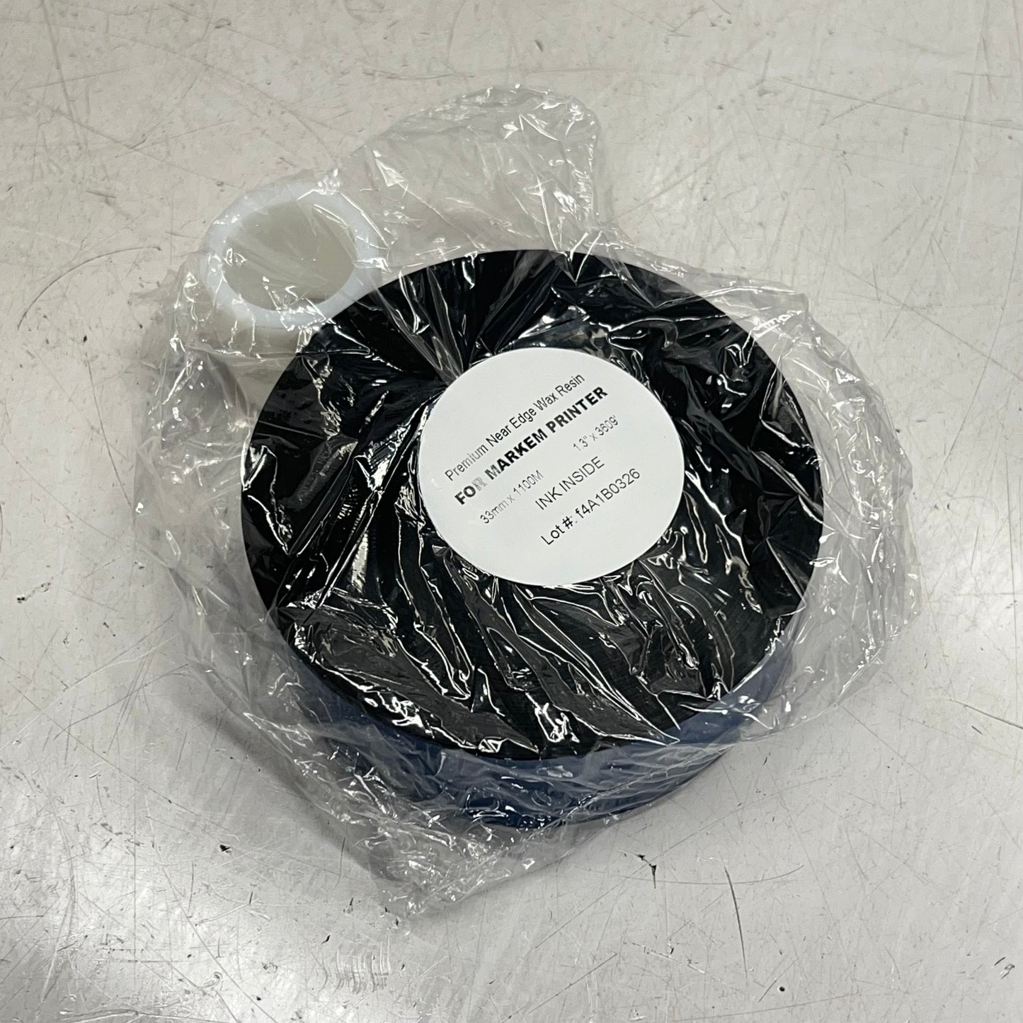 (24 PACK) Thermal Transfer Ribbon Wax Resin 1.3"x3609' Black MSD033100TTO-K