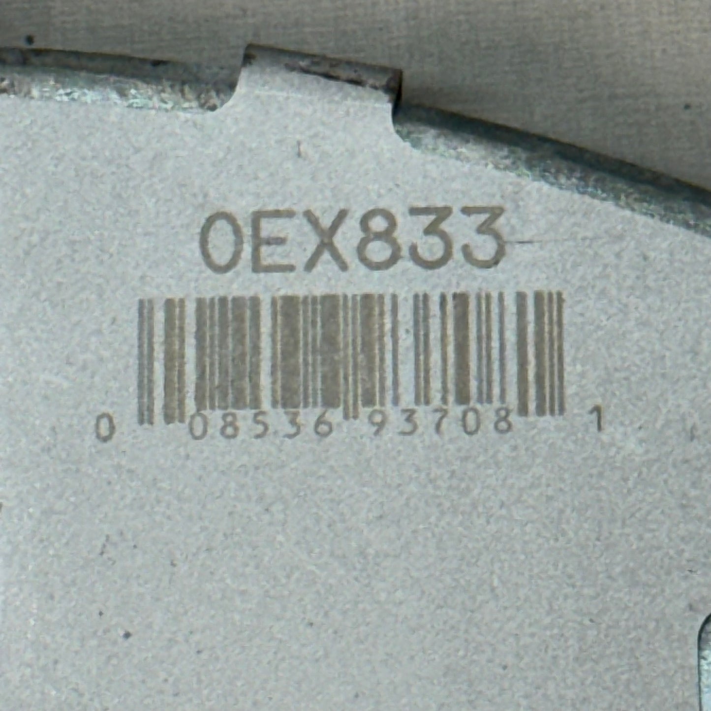 WAGNER OEx Premium Ceramic Disc Brake Pad Set 6" x 2" Grey OEX833