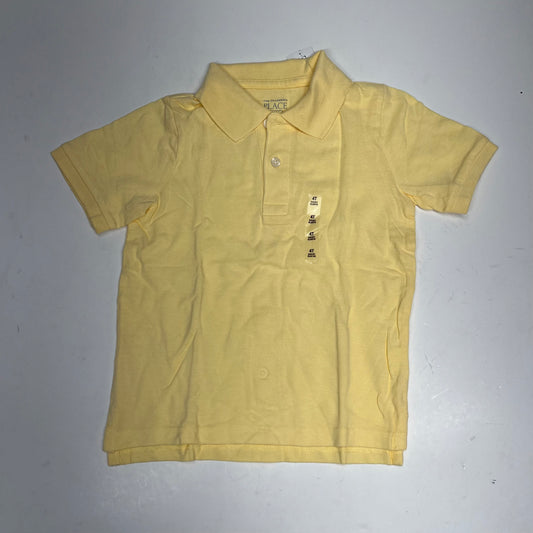 THE CHILDRENS PLACE (4 PACK) Uniform Soft Pique Polo Shirt Boy's Sz 4T Yellow