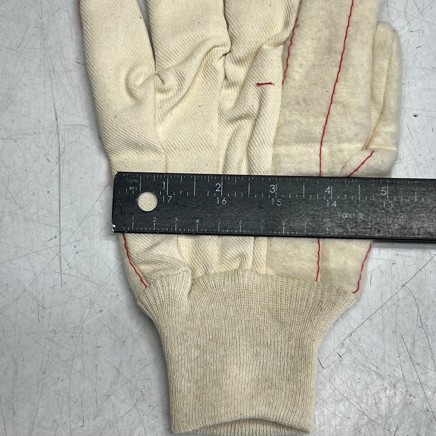 CAROLINA GLOVE (12 Pairs) Men's Safety Gloves Sz Large, Beige F116N0WS