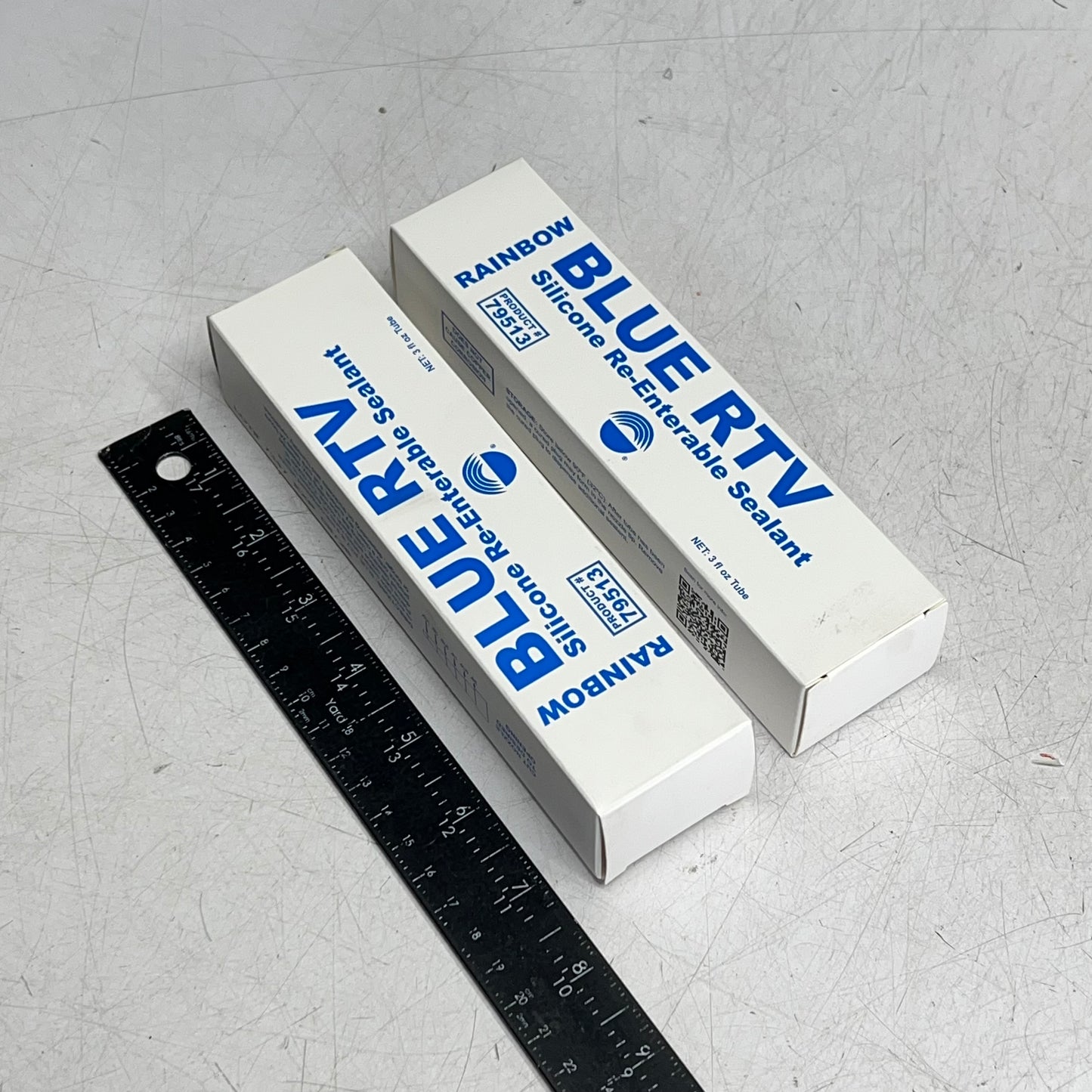 ZA@ RAINBOW TECH CORP (2 PACK) Rtv Silicone Re-enterable Sealant & Plastic Nozzle 3oz 79513