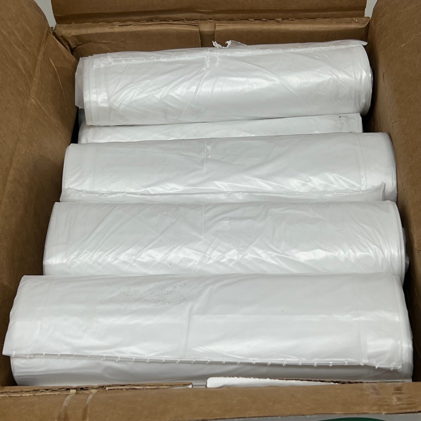 PROPACK (100 Pack) Propack Trash Can Liners 60 gallon bags Transparent PPK-385822C