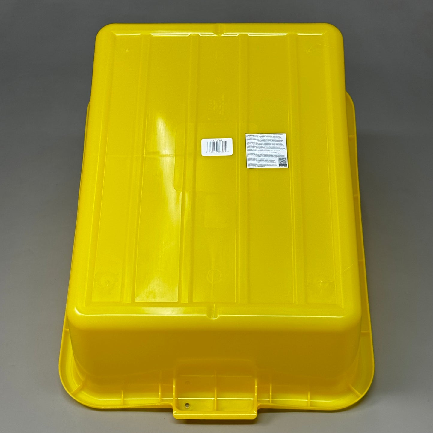 VOLLRATH (6 PK) Traex® Color-Mate Yellow Bus Tub / Food Storage Box 1527-C08