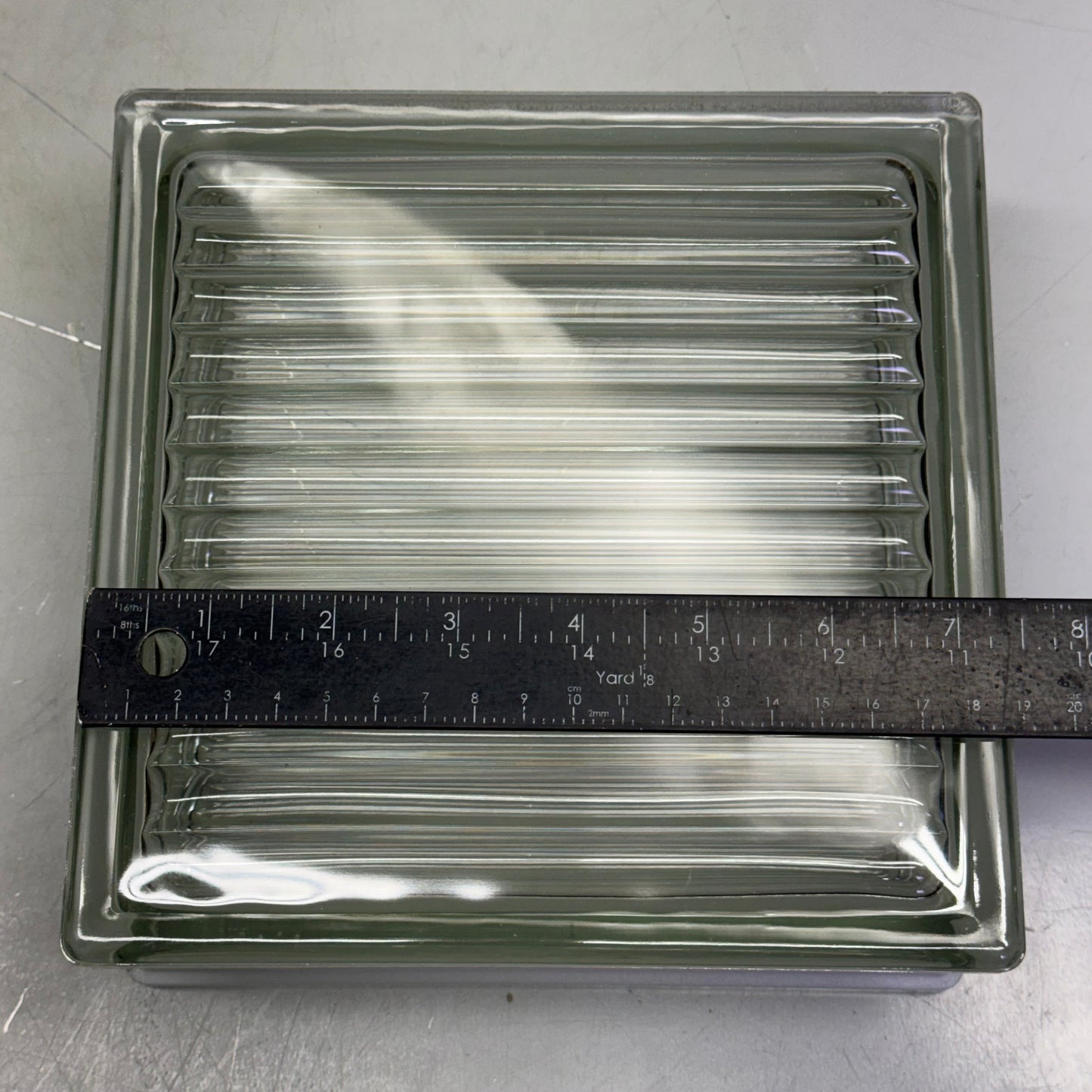 VITRABLOK (10 Pcs) Seves Glass Block Sz 7.5" x 7.5" x 2.7" 1919/8