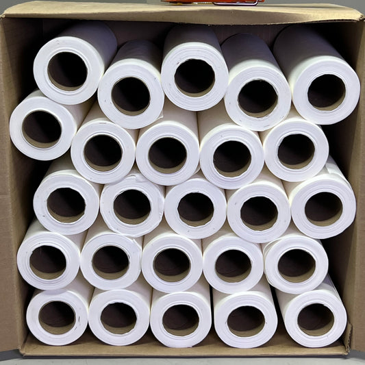 BODYMED (25 Rolls) Premium Headrest Paper Sz 8.5" x 125', White ZZR101