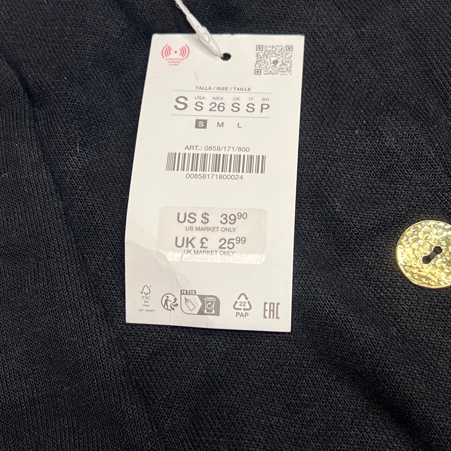 ZA@ ZARA Lot Of Assorted Clothing & Shoes Women's Sz S & 37 Multicolor