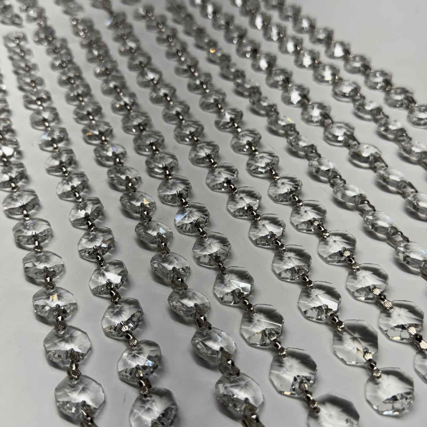 ELEGANT (27 PACK) Vintage Crystal Chandelier Strands Sz 12"L