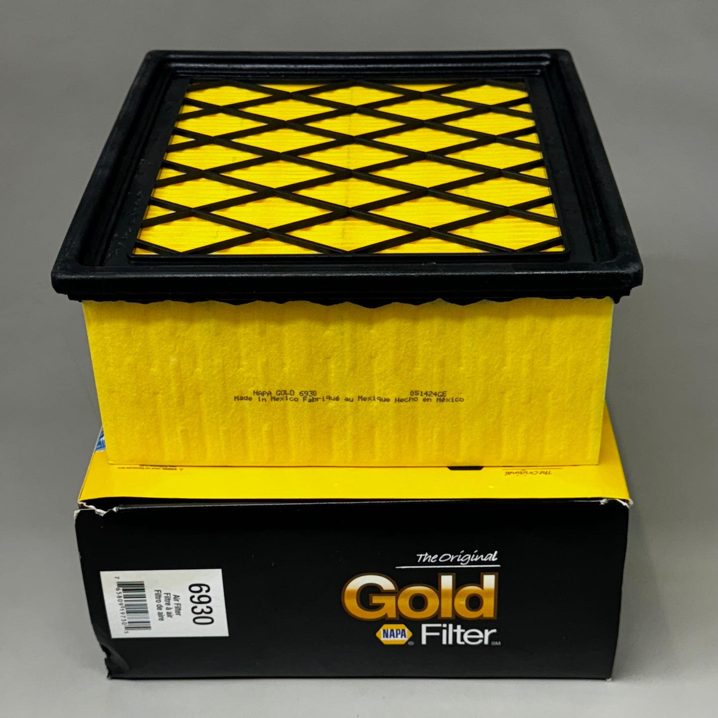 NAPA Gold Panel Air Filter High-Tear Strength Polyurethane Seal for Dodge 6930