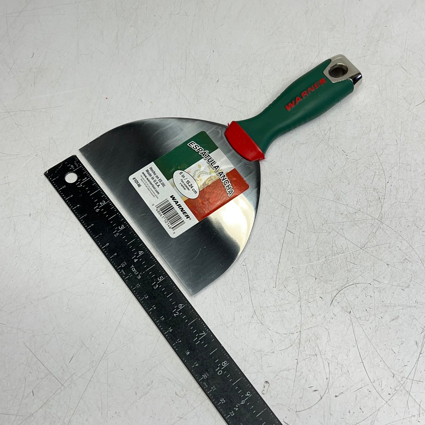 WARNER (2 PACK) Espatula Ancha Mexican Heritage Reusable Putty Knife 6" 10146