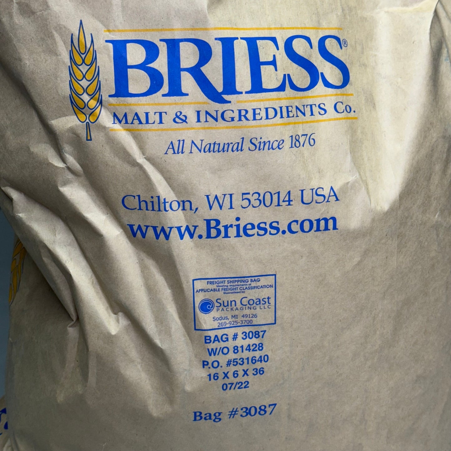 BRIESS MALT BriesSweet Tapioca Maltodextrin 10DE (50lbs/22.68 kgs) 6416