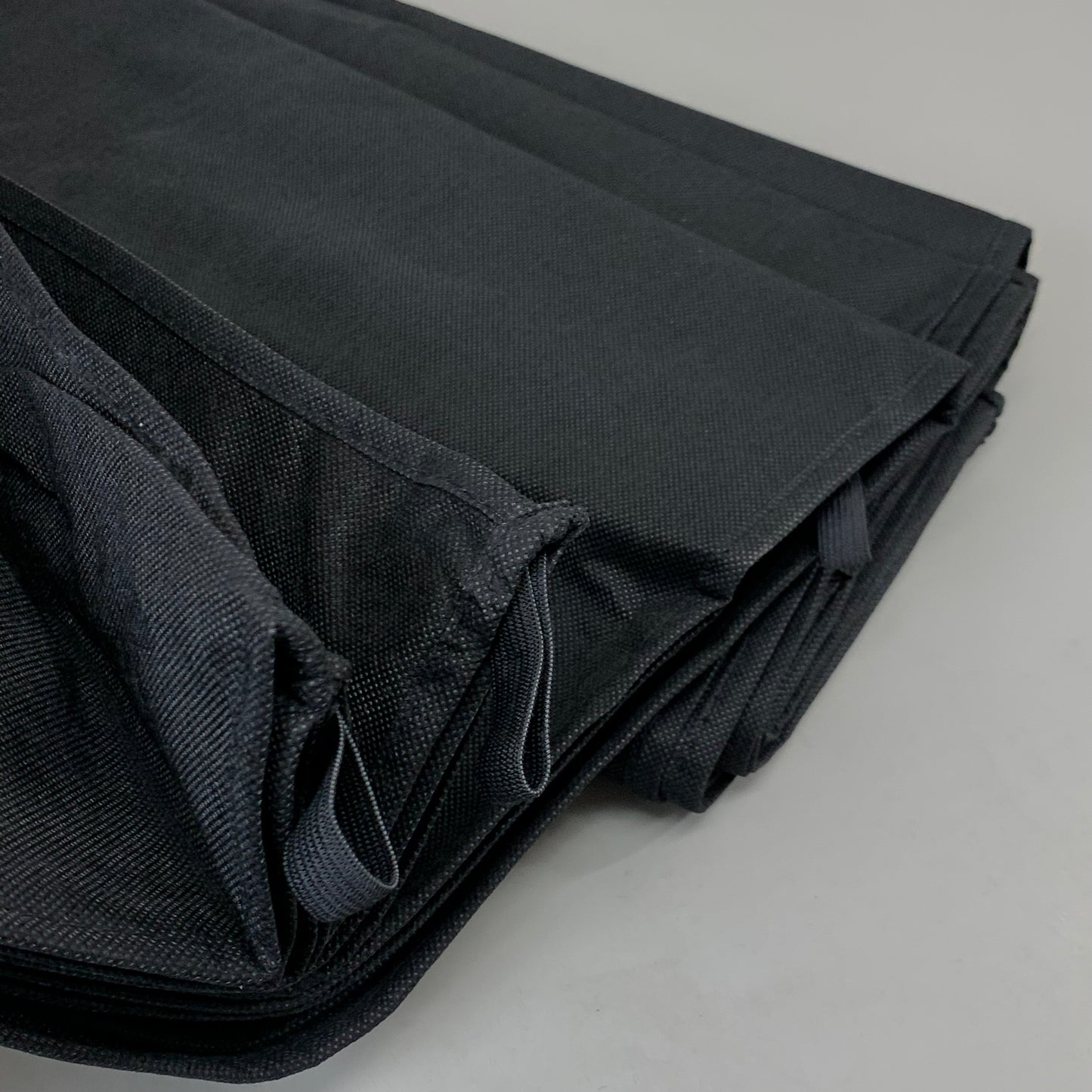 HNS Portable Wardrobe Closet & Metal Hanging Rod 60"Lx19.5"D Black HS-3392-BLK