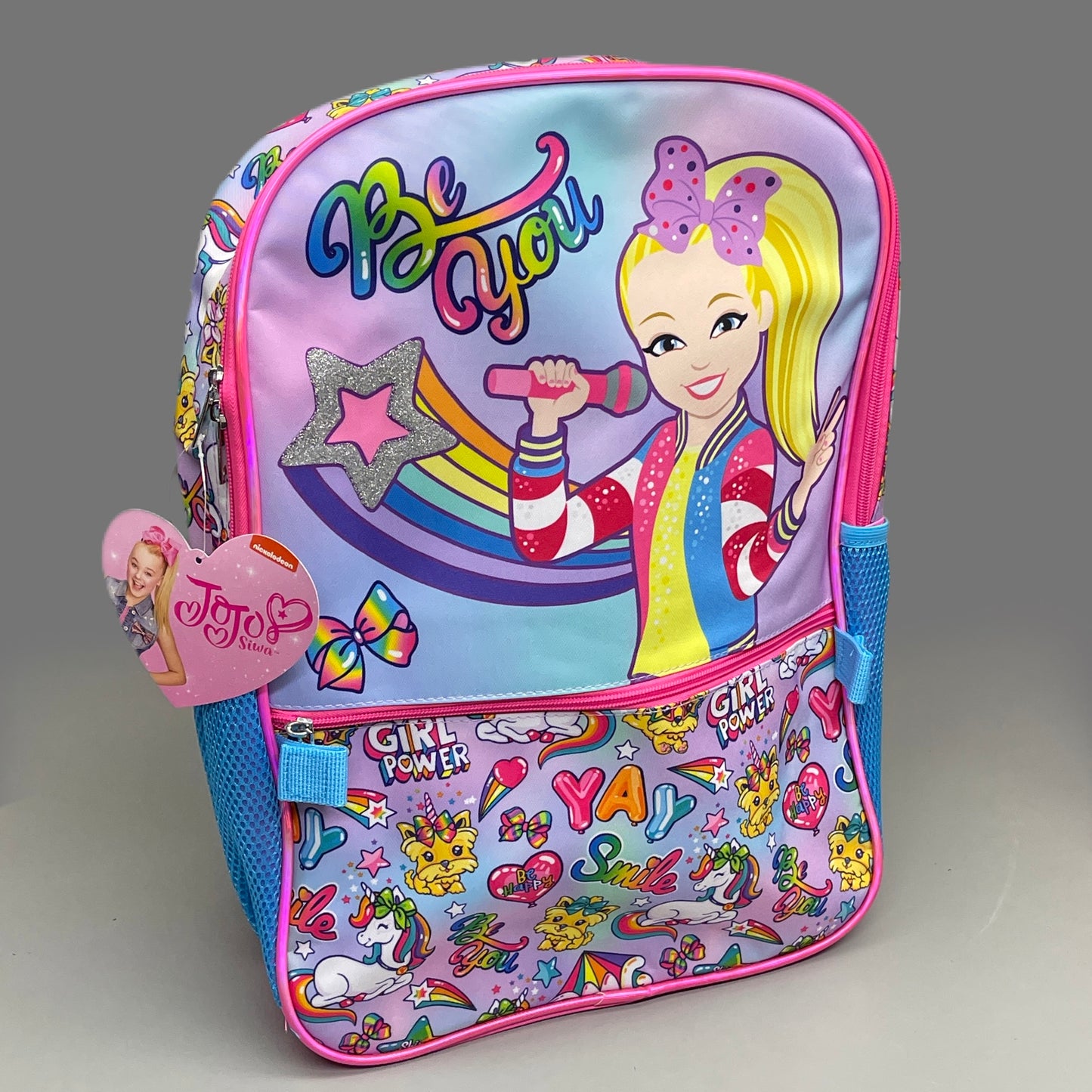 ACCESSORY INNOVATIONS JOJO Siwa Nickelodeon “Be You” Backpack & Lunch Bag Pink