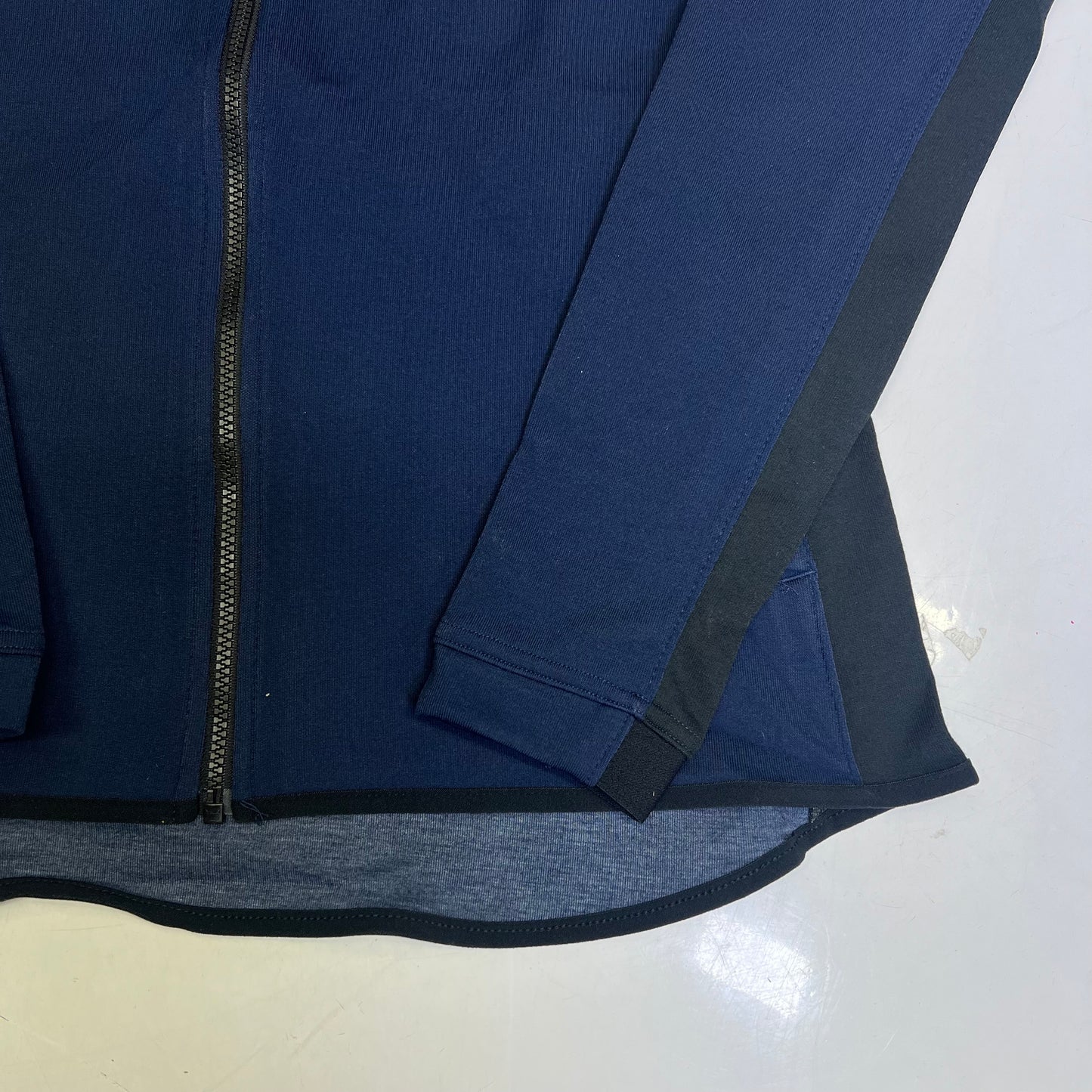 NIKE Dri-fit Showtime Full Zip Jacket Women's Sz L-Tall Navy Blue CQ0335-419