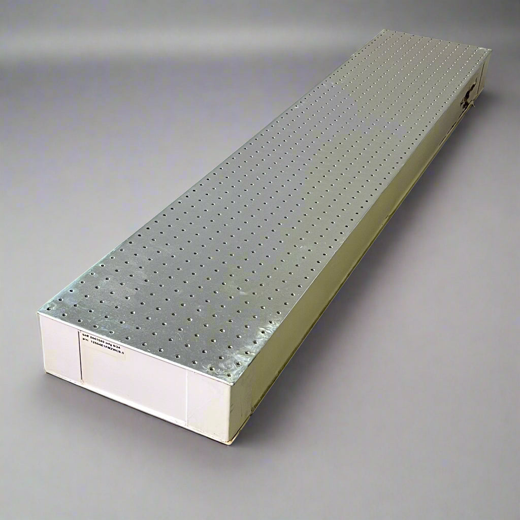 Steel Optical Breadboards 12"W x 60"L x 4"H Grey 2441549 (AS-IS, A Little Damage)