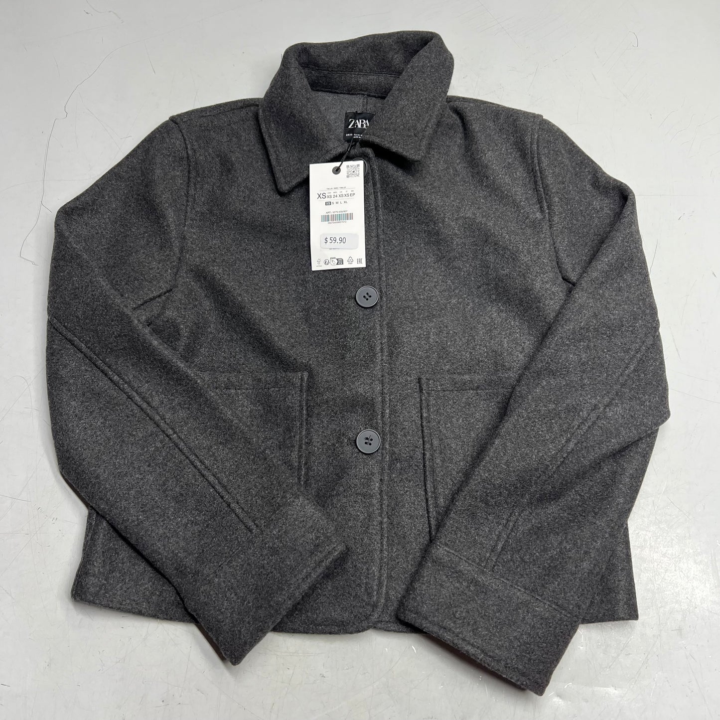 ZA@ ZARA Lot of Assorted Clothing Jacket/Coat, Bottoms & Blouses Women's Sz XS