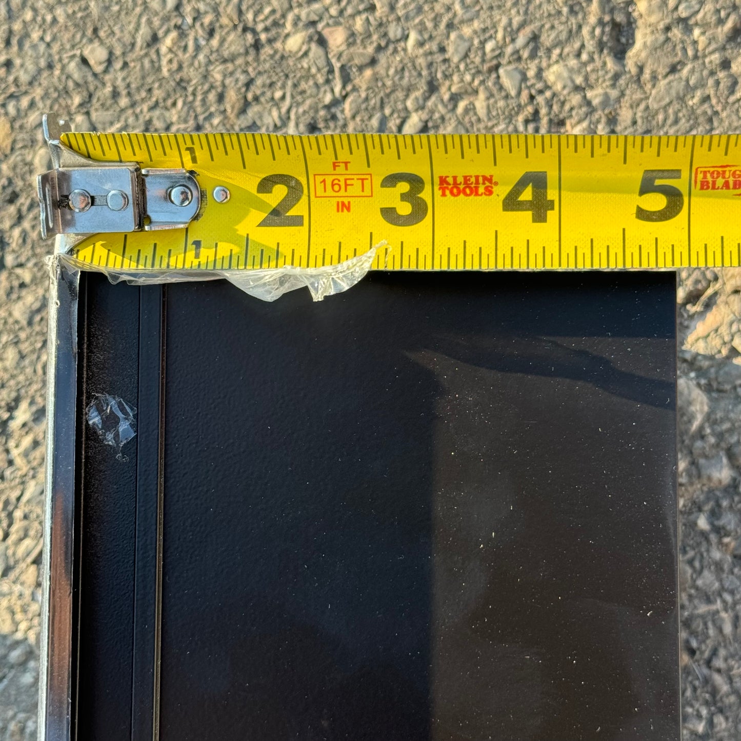 SPRINGS WINDOW FASHIONS Metal Support Bracket 16FT 5"x5" Black 05000-18