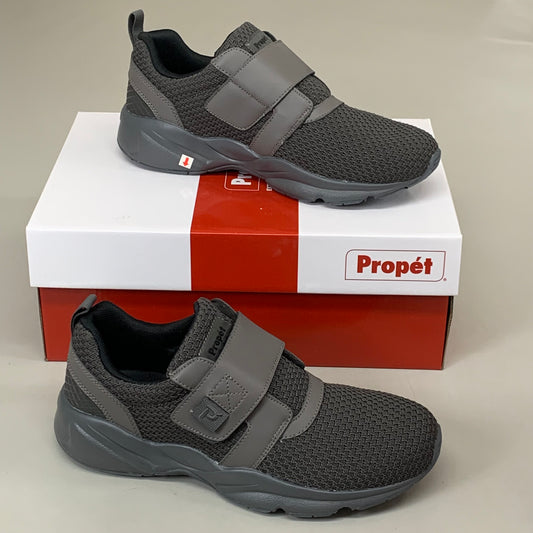 PROPET Stability X Strap Sneaker Shoes Men's SZ 8.5 Stone/Black MAA013MSTNM-08H