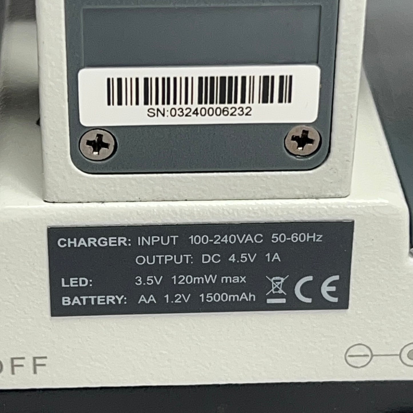 BOREAL National C1028 Monocular Microscope & Sample Tubes White 470135-366