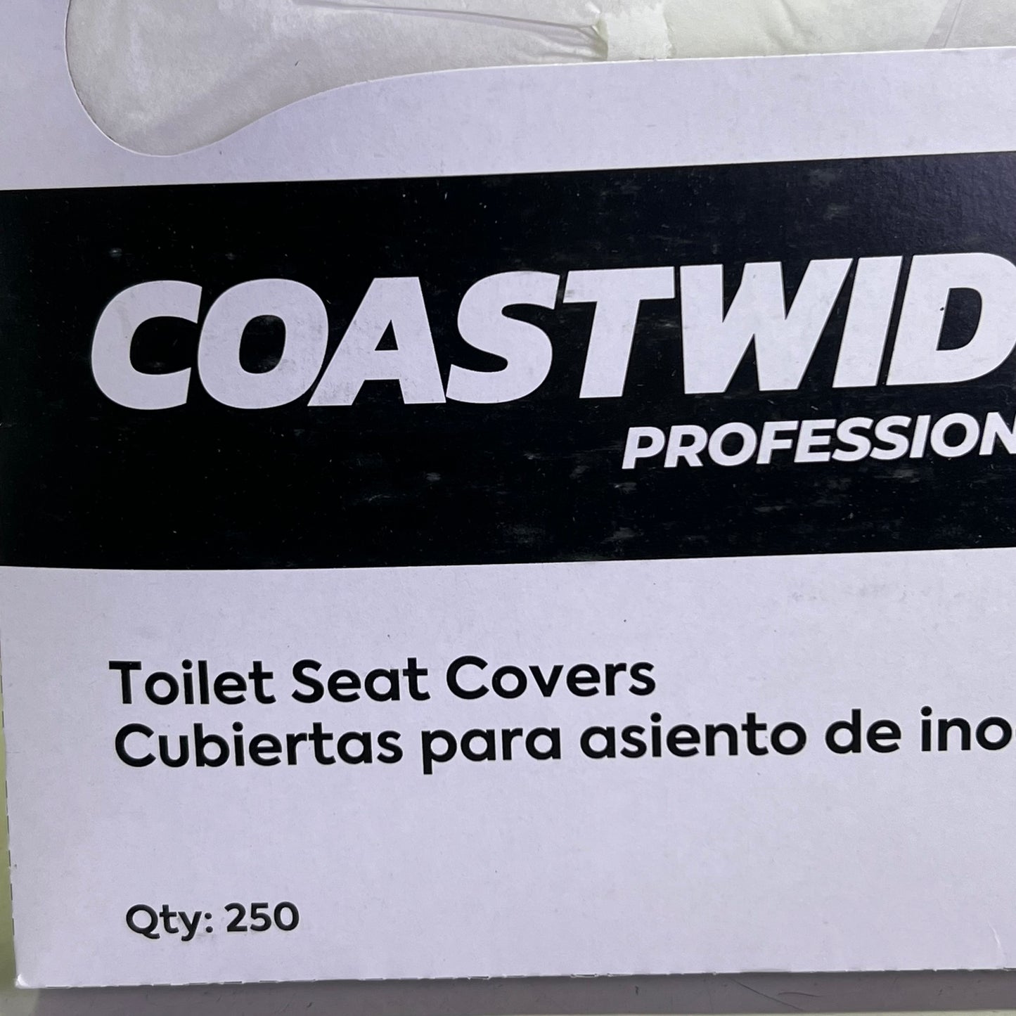COASTWIDE (5000 Count) Toilet Seat Covers, White CW24775