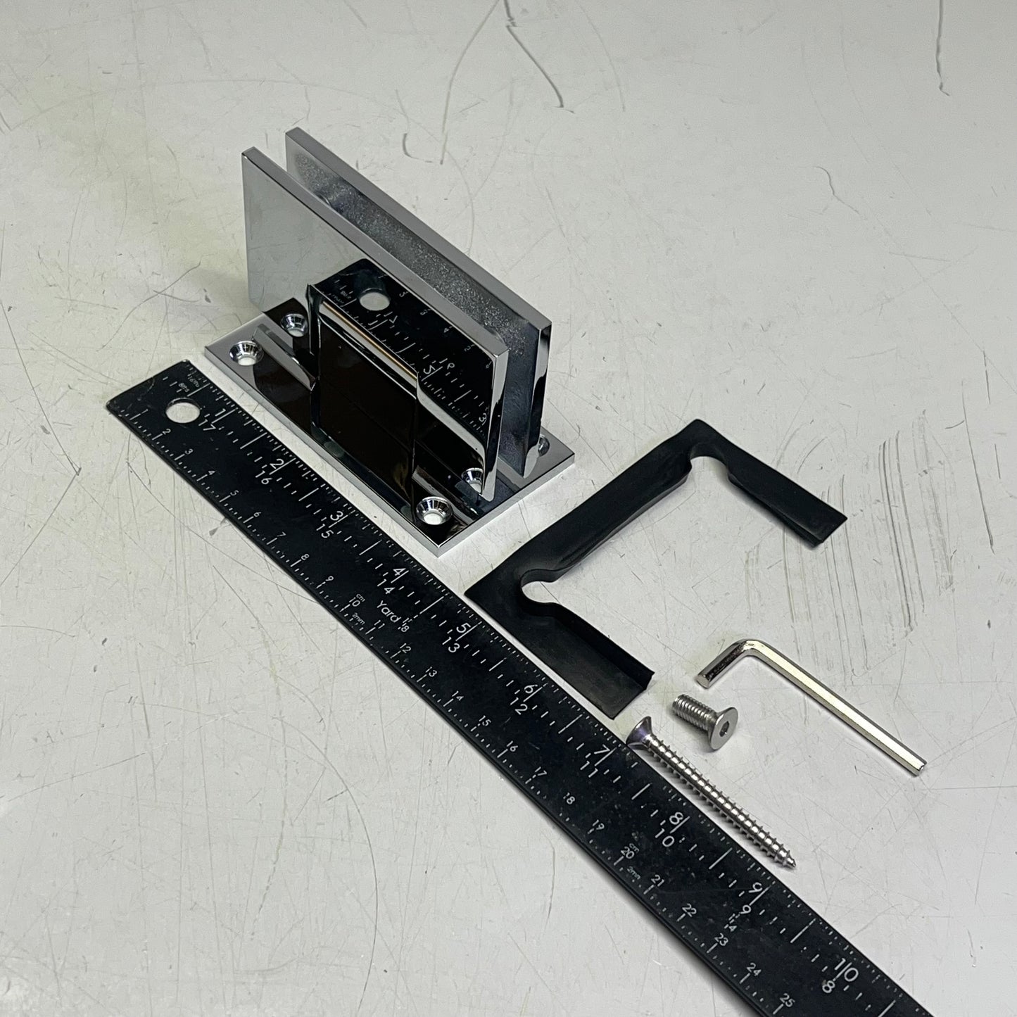 CRL Brass Vienna 037 Series Wall Mount 'H' 3/8, 1/2 Polished Chrome V1EH037CH