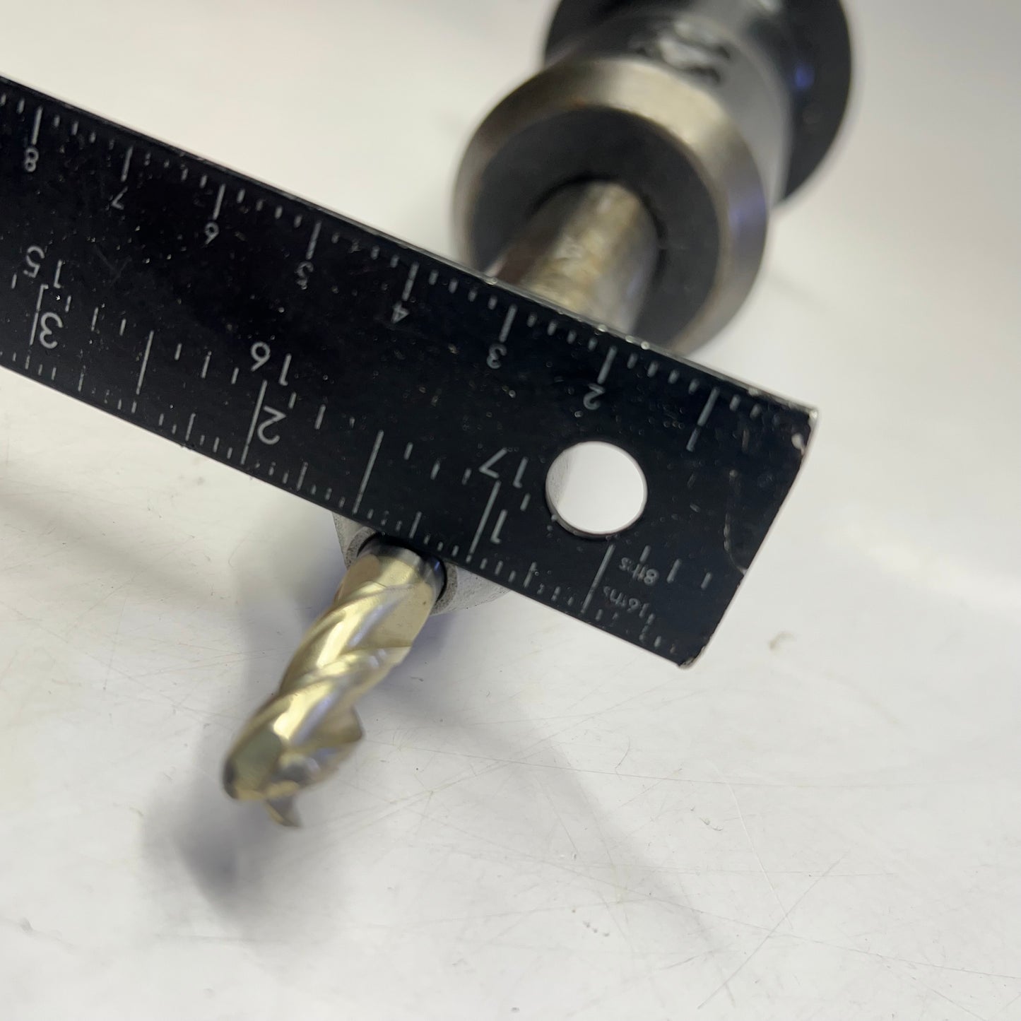 VALENITE Tool Holder w/ Weldon 3/8-mmh2 End Mill Attachment V50CT-E100L (Used)