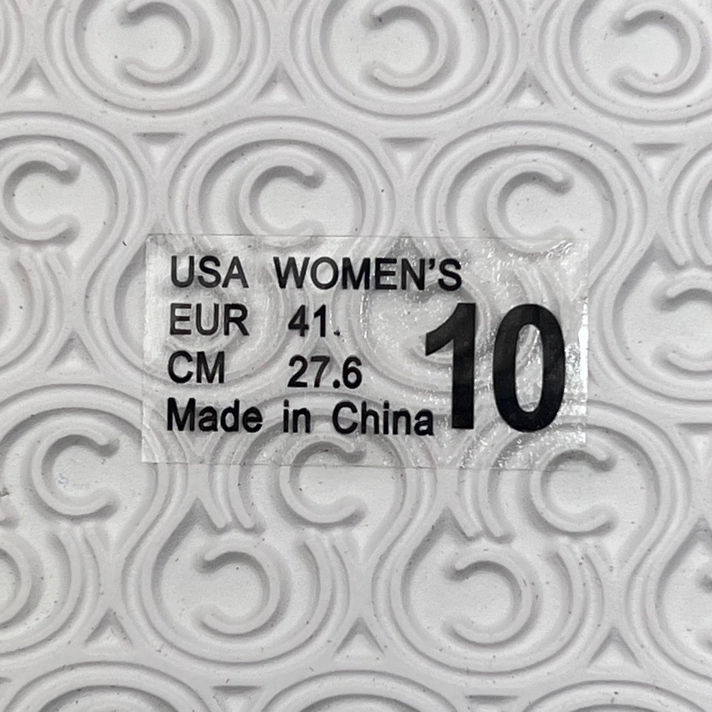 COBIAN Braided Bounce Synthetic Leather Sandals Women's Sz 10 EU 41 White BRB10-100-10