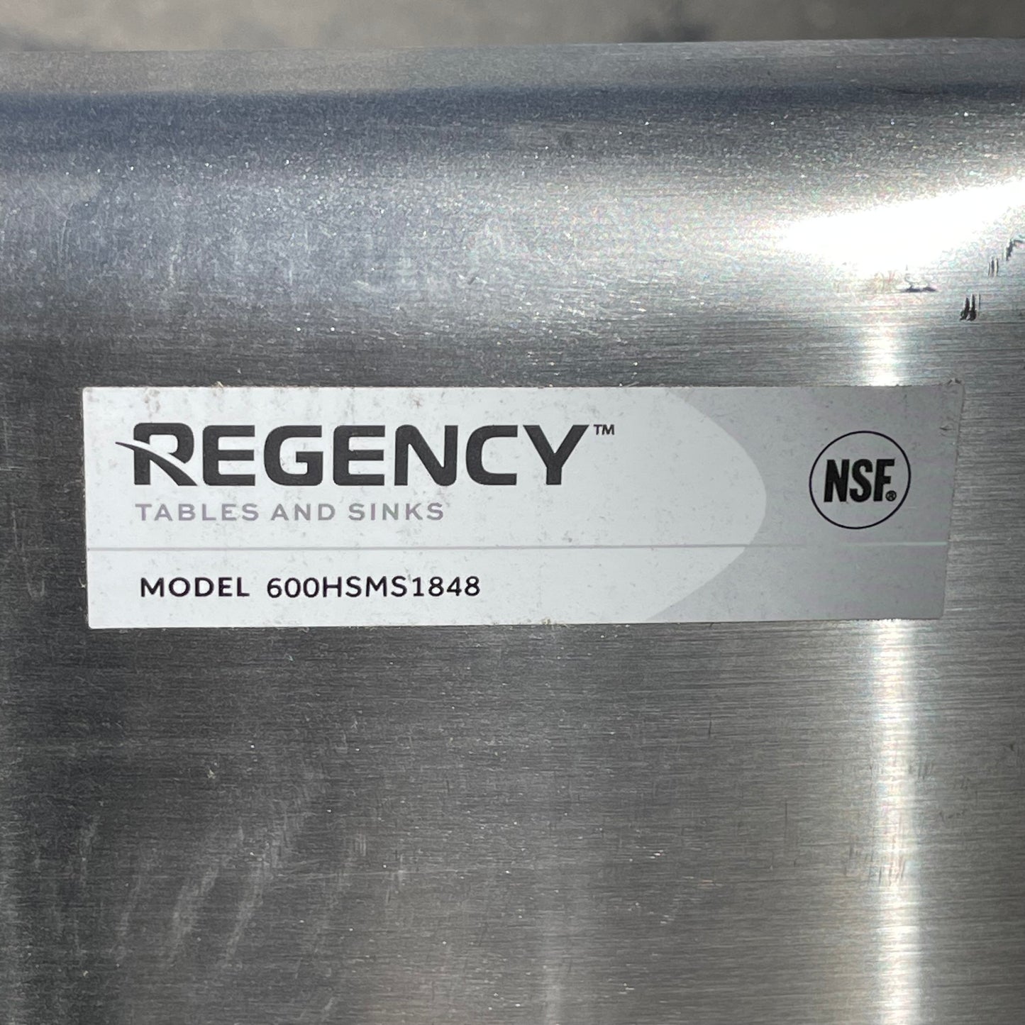 Z@ REGENCY Wall Mounted 2 Faucet Hand Sink 48”x17.5” Stainless Steel 600HSMS1848