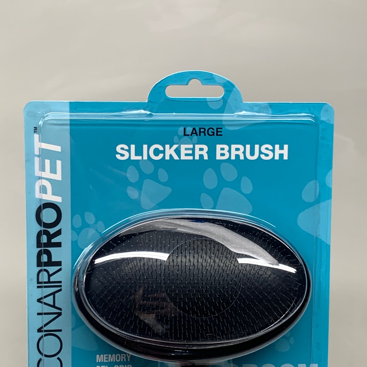 CONAIRPRO PET Large Slicker Brush Gel-Grip Handle Green PGFSLG-320B