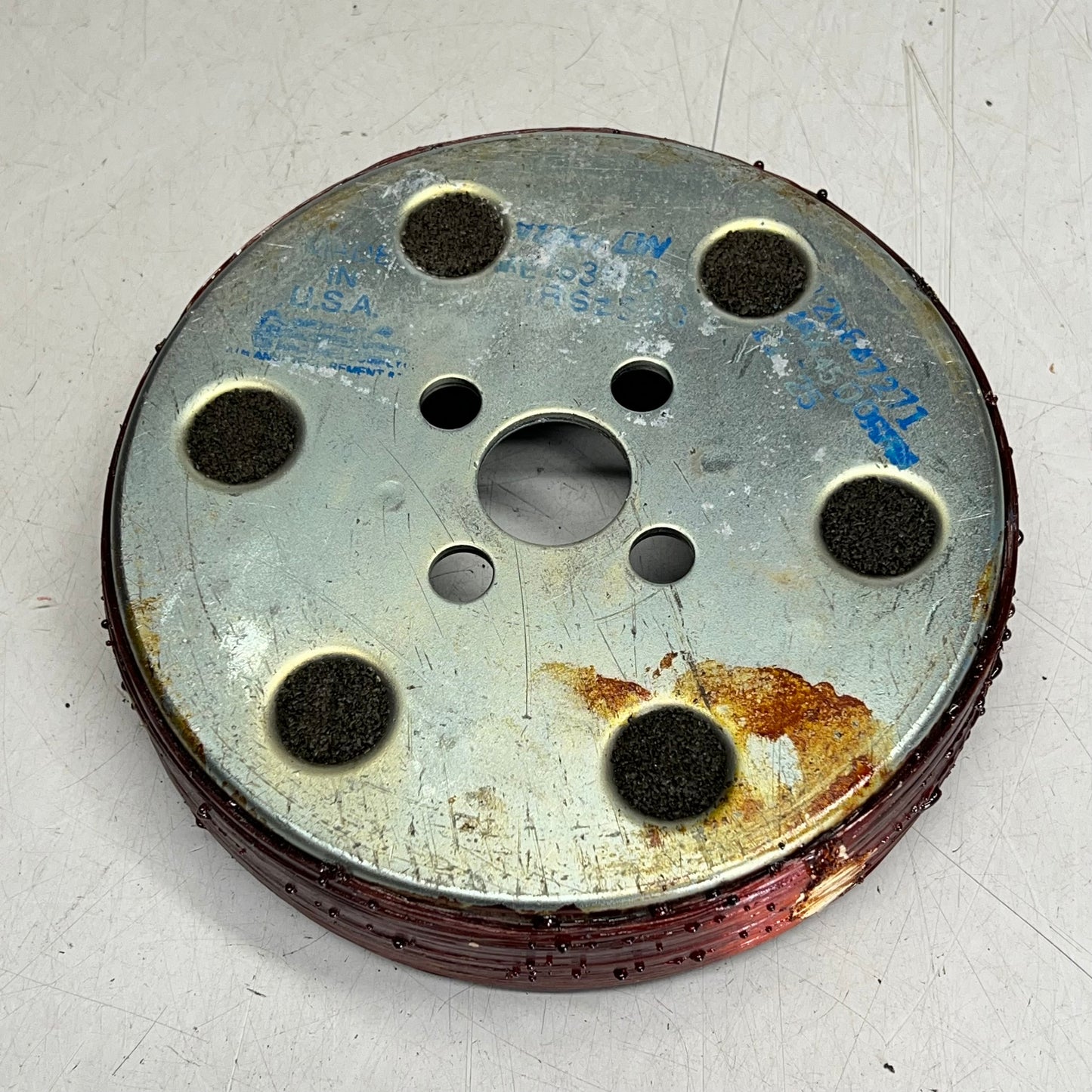 NORTON Grinding Wheel Wind Tape Type 2 8"x2" - 2" Rim 4500 RPM 66253021563