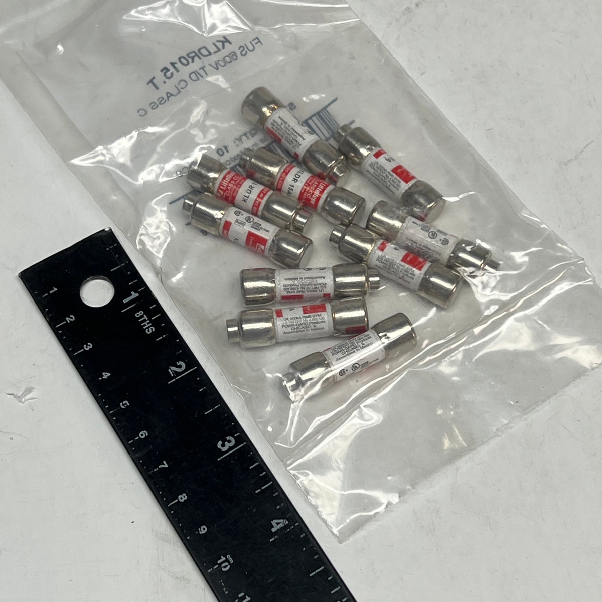 LITTELFUSE (10 PACK) Time Delay Fuse 15A 600V Class C  KLDR015.T