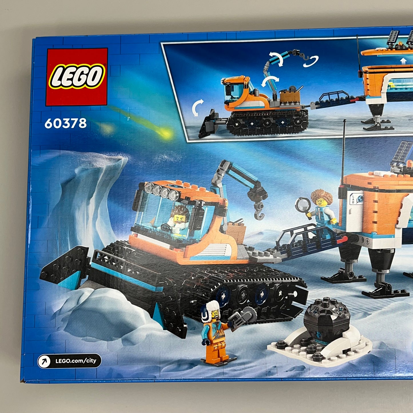 LEGO CITY Arctic Explorer Truck & Mobile Lab w/ MiniFigures Ages 6+ 489pcs 60378