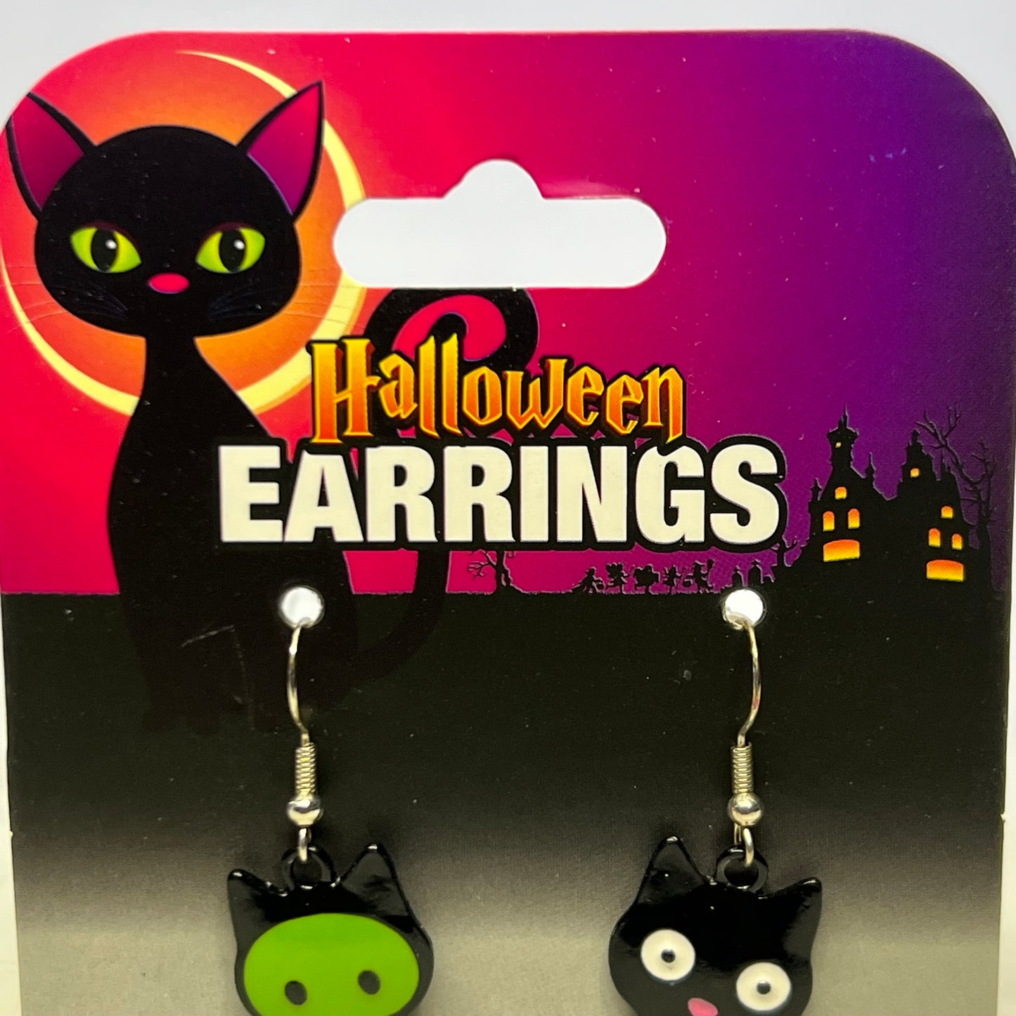 MAGIC SEASON Halloween Cat Earrings 768495