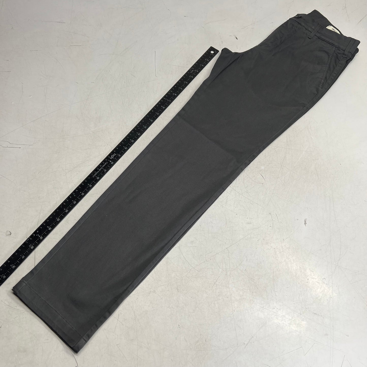 RW & CO Slim-fit Super-stretch Cotton Chino Pant Men's Sz 29x32 Asphalt 486665